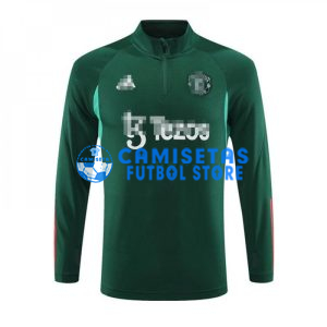 Sudadera de Entrenamiento Manchester United 2024/2025 Verde Oscuro
